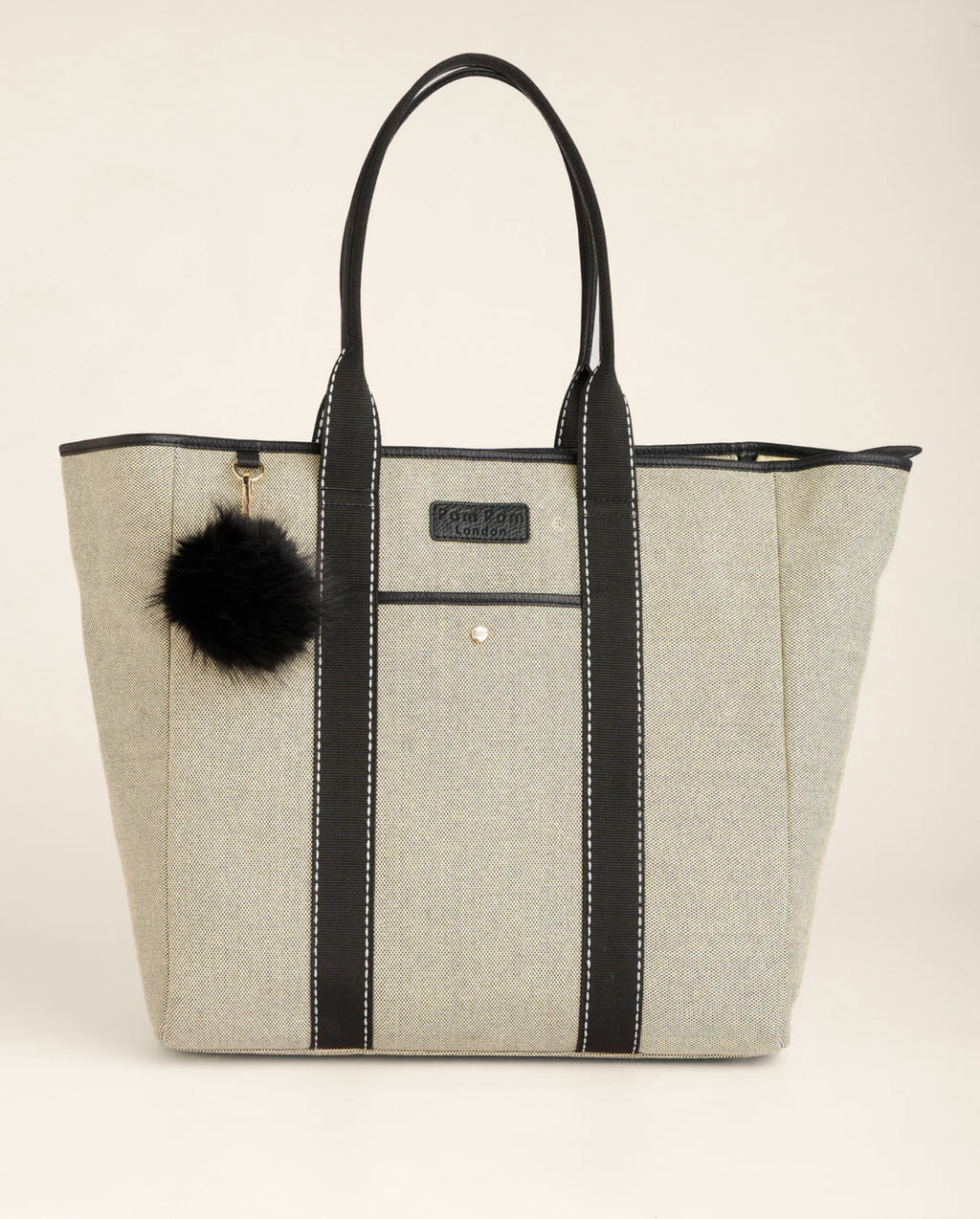 Pom Pom London - Lulworth Large Canvas Tote Bag