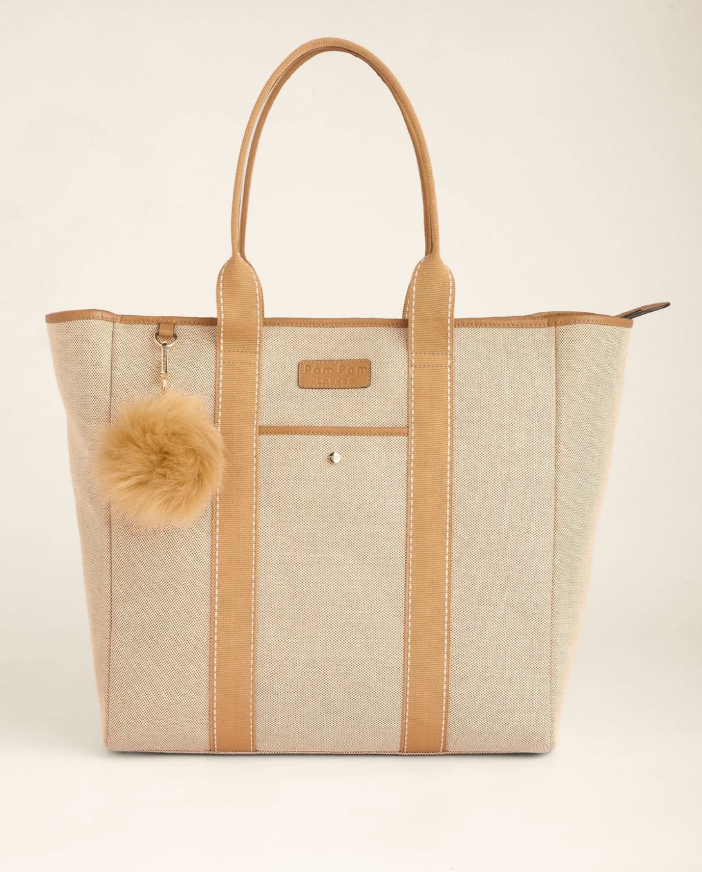 Pom Pom London - Lulworth Large Canvas Tote Bag