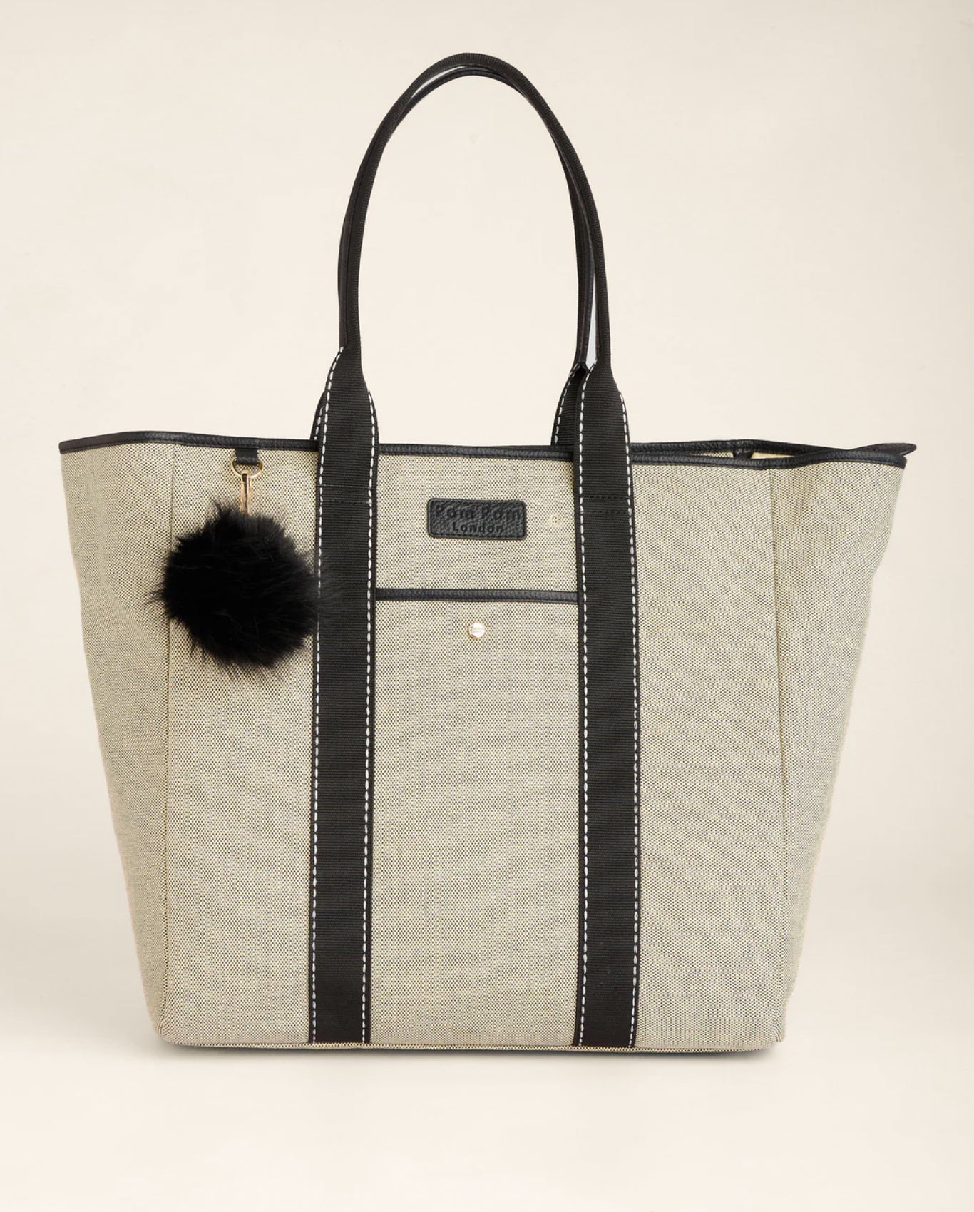 Pom Pom London - Lulworth Large Canvas Tote Bag