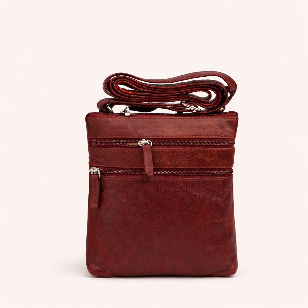 The Compass Crossbody; Everyday Leather Essential