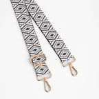 Blue Pom Pom Fabric Straps
