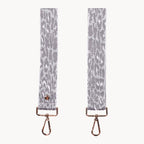 Silver and Pewter Pom Pom Fabric Straps