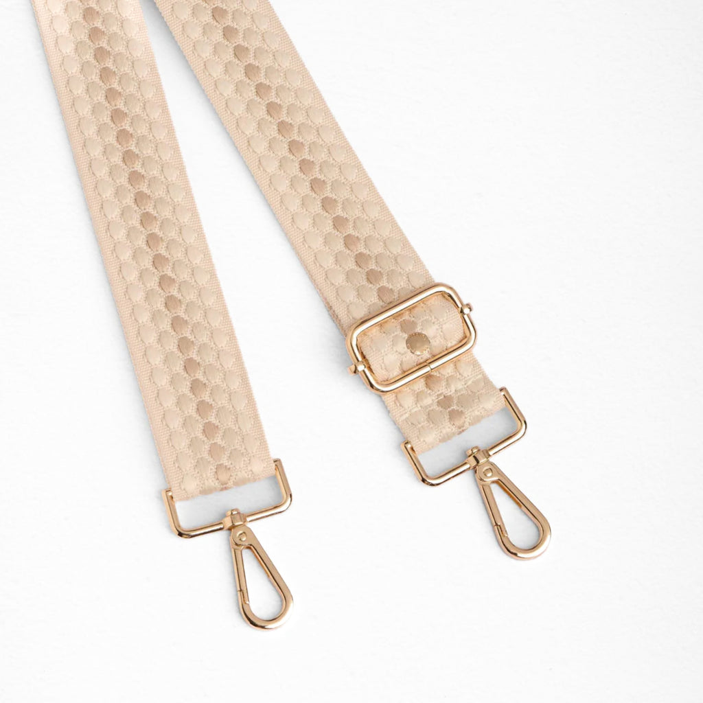 Stone Pom Pom Fabric Straps