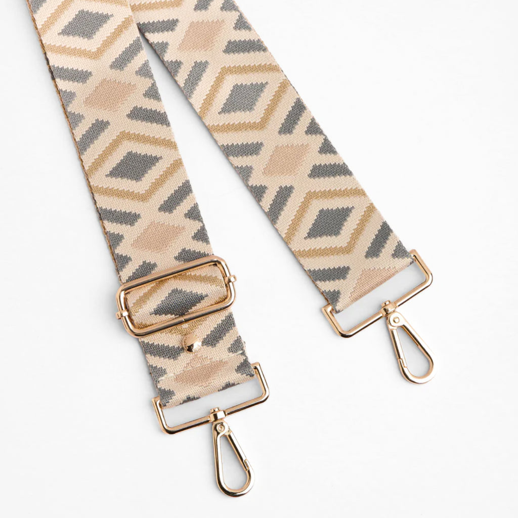Stone Pom Pom Fabric Straps