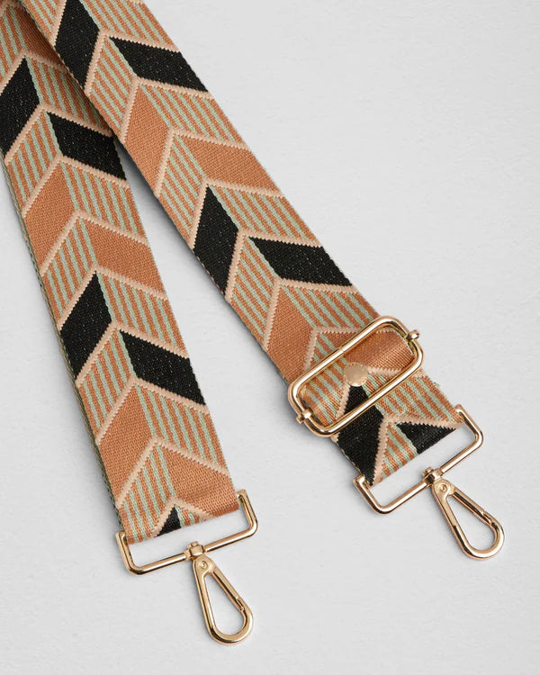 Green Pom Pom Fabric Straps