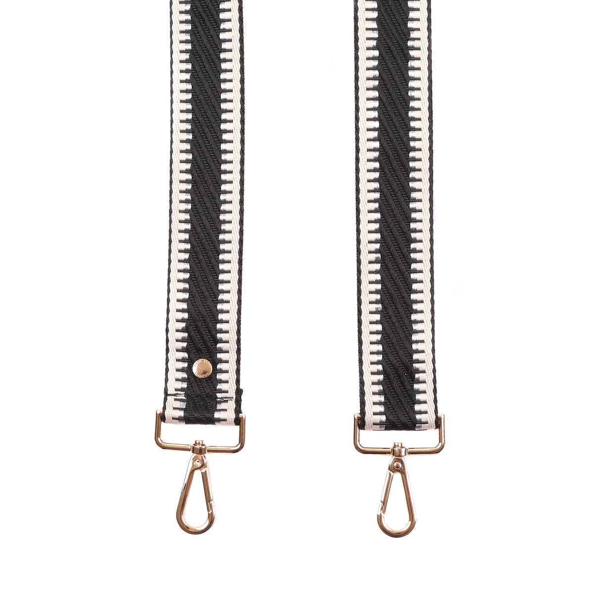 Black Pom Pom Fabric Straps