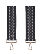 Black Pom Pom Fabric Straps