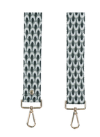 Black Pom Pom Fabric Straps