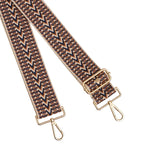 Brown Pom Pom Fabric Straps