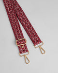 Dark Maroon Fabric Straps