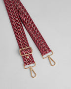 Dark Maroon Fabric Straps