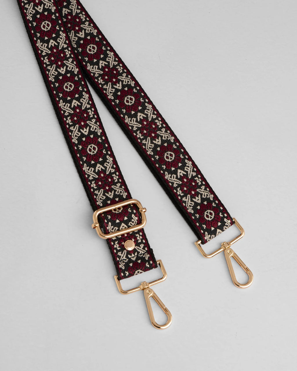 Dark Maroon Fabric Straps