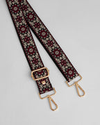 Dark Maroon Fabric Straps