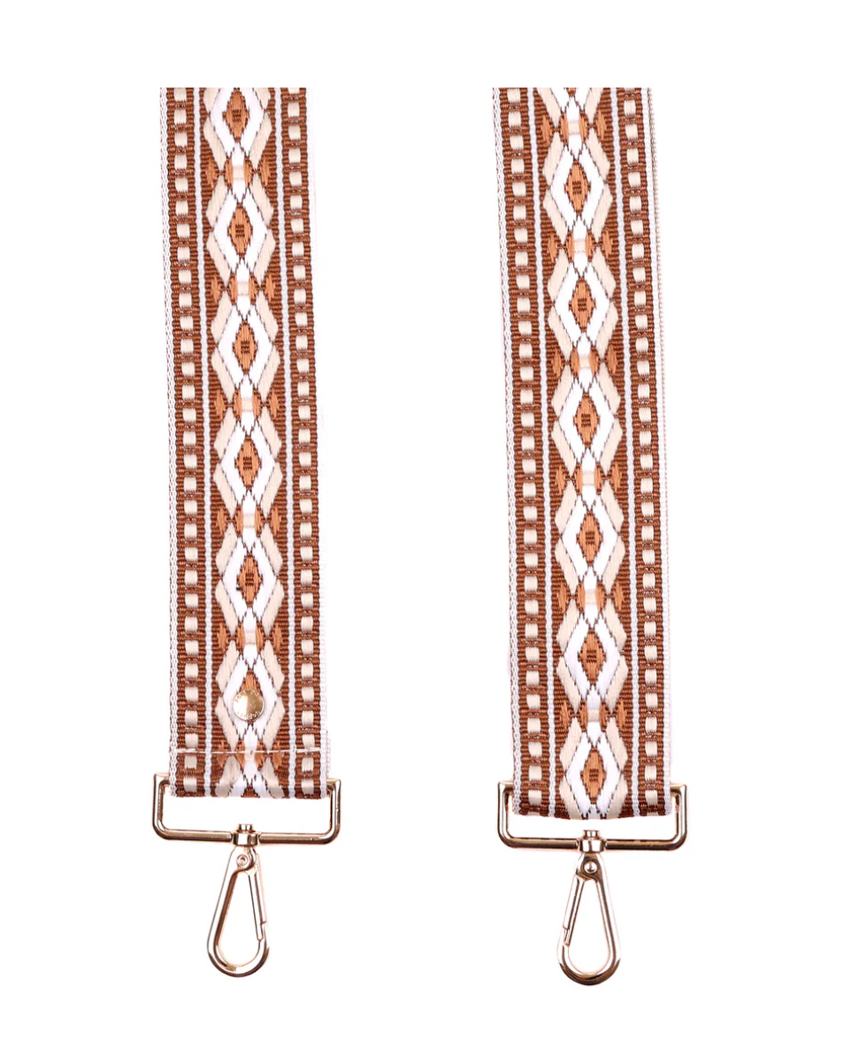 Ginger Pom Pom Fabric Straps