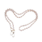 Stone and gold chain weave handbag strap