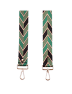 Green Pom Pom Fabric Straps