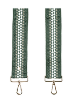 Green Pom Pom Fabric Straps