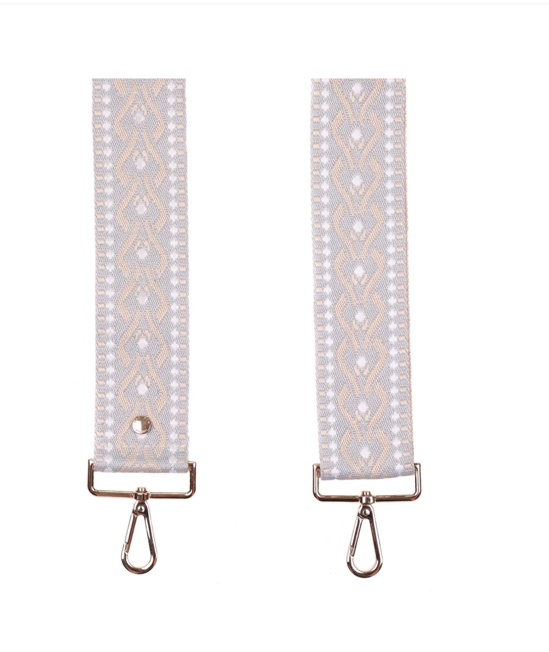 Neutral Pom Pom Fabric Straps