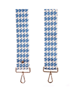Blue Pom Pom Fabric Straps