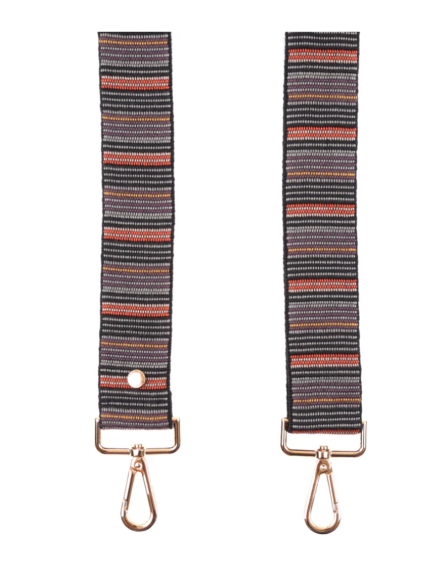 Orange Pom Pom Fabric Straps