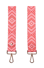 Red Pom Pom Fabric Straps