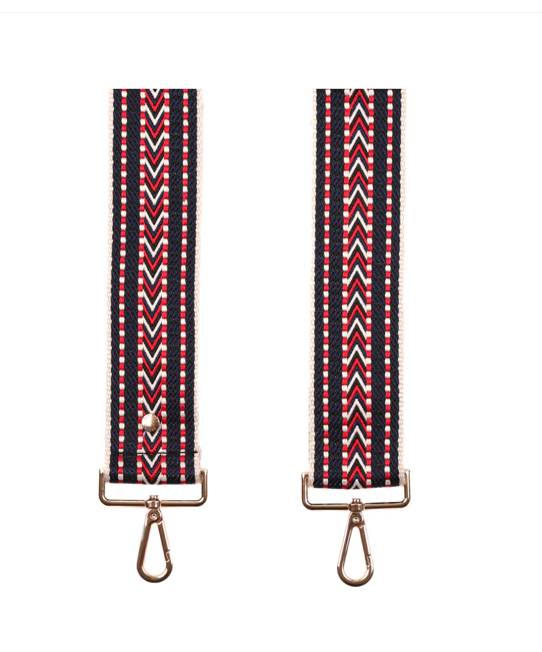 Red Pom Pom Fabric Straps