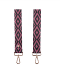 Purple Pom Pom Fabric Straps