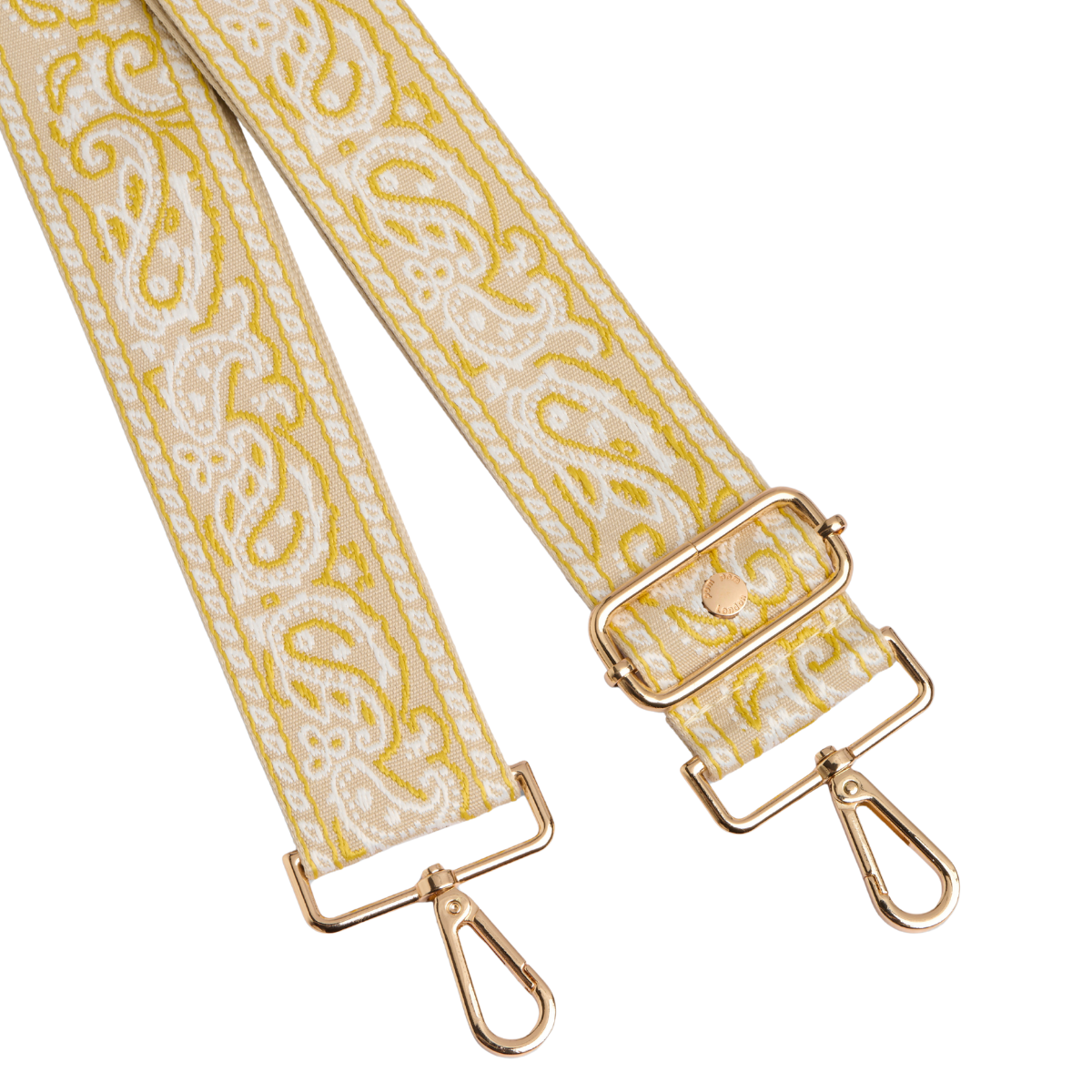 Yellow Pom Pom Fabric Straps