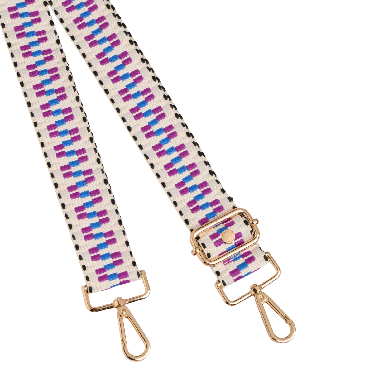 Blue Pom Pom Fabric Straps