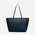 Radley The Weekly Large Zip Top Tote Bag in Teal - front view showing zip-top fastening