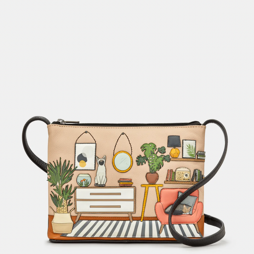 Yoshi Cat Lounge Medium Cross Body Bag