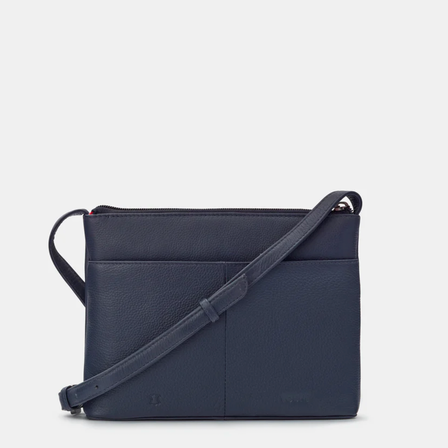 Navy Crossbody bag with Jane Ausitn applique books