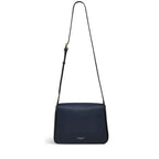 Radley Westwell Lane Medium Flapover Crossbody Bag in Ink - front view showing flapover and adjustable strap